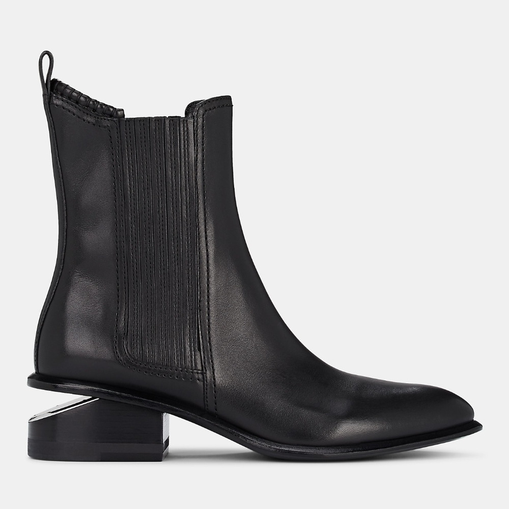 Alexander Wang Leather Anouck Cutout Chelsea Boots